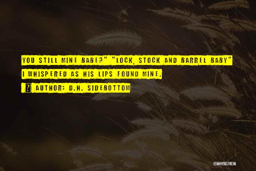 Lock Stock And Barrel Quotes By D.H. Sidebottom