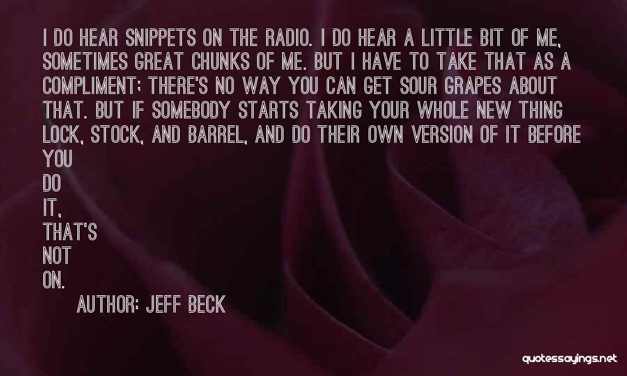 Lock Stock And Barrel Quotes By Jeff Beck