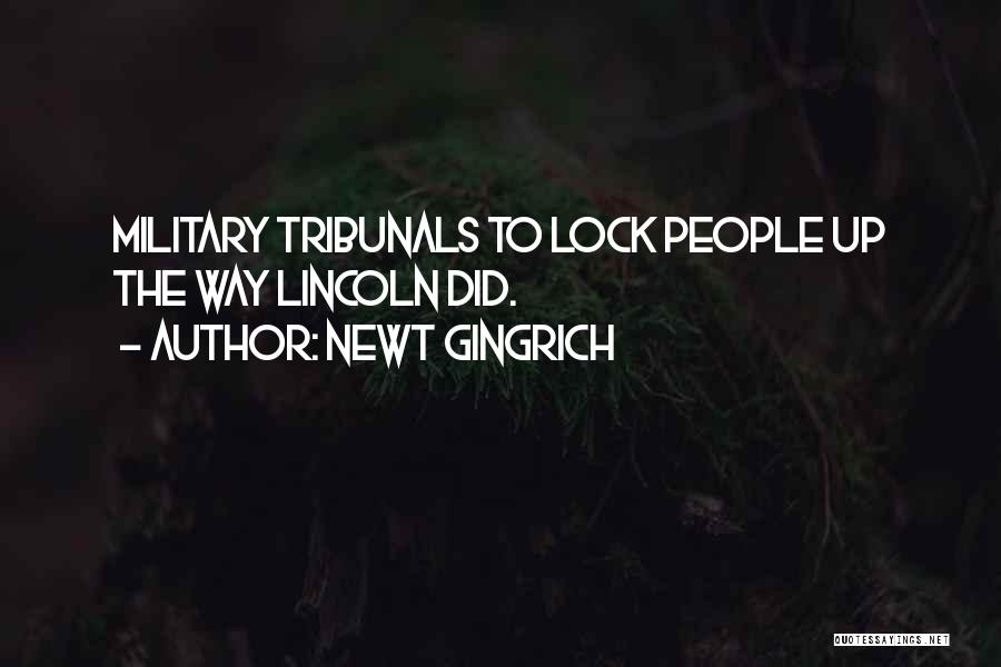 Lock Up Quotes By Newt Gingrich