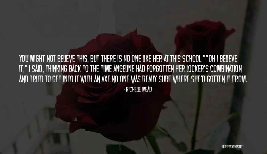 Lockers Quotes By Richelle Mead Lockers Quotes By Richelle Mead