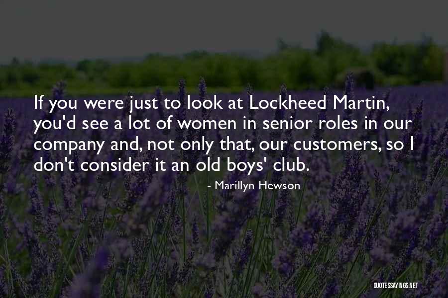 Lockheed Martin Quotes By Marillyn Hewson Lockheed Martin Quotes By Marillyn Hewson