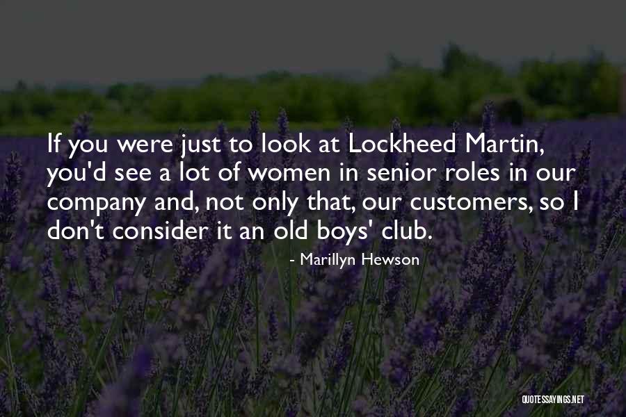 Lockheed Martin Quotes By Marillyn Hewson