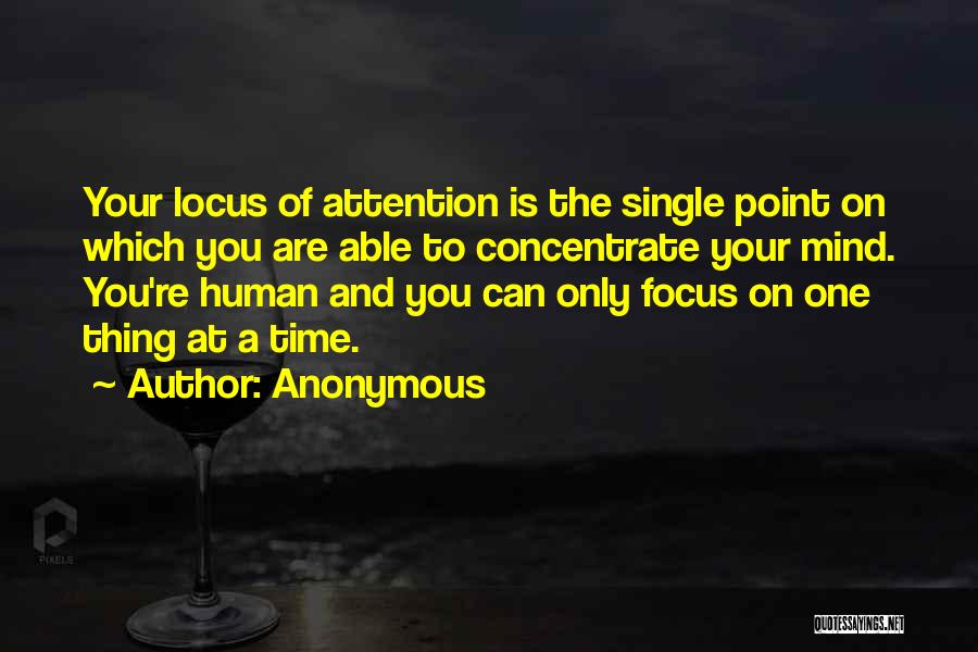 Locus Quotes By Anonymous