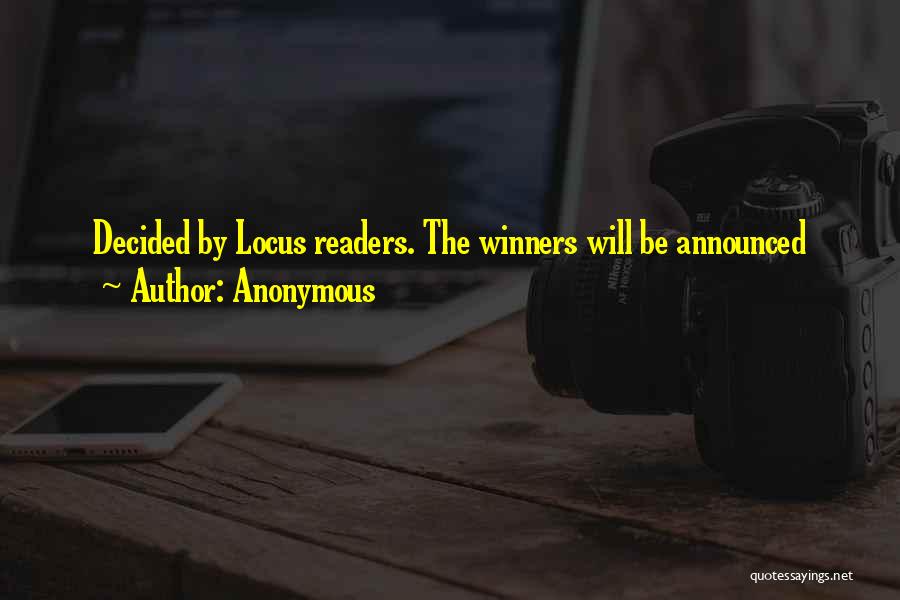 Locus Quotes By Anonymous
