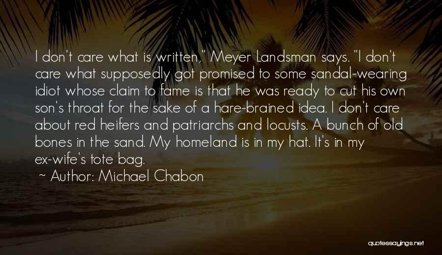 Locusts Quotes By Michael Chabon