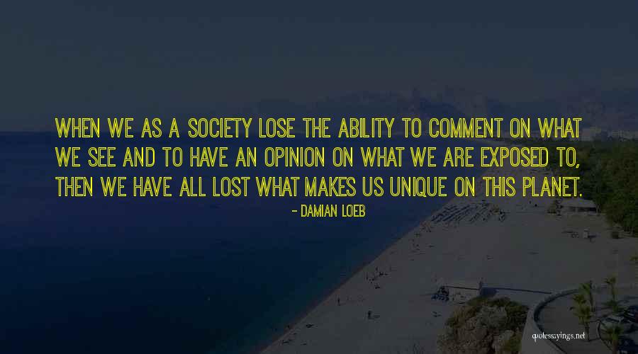 Loeb Quotes By Damian Loeb