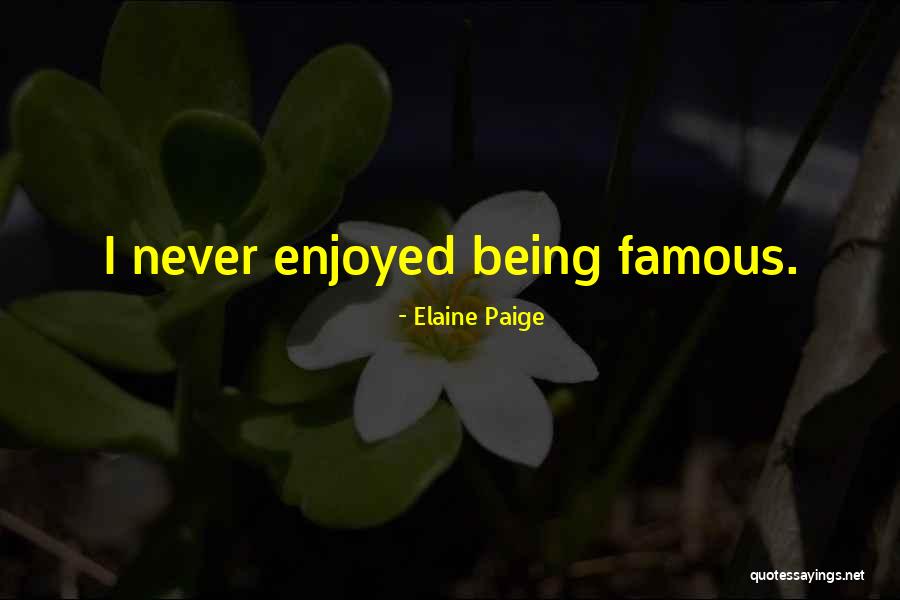 Loewinger Brand Quotes By Elaine Paige Loewinger Brand Quotes By Elaine Paige