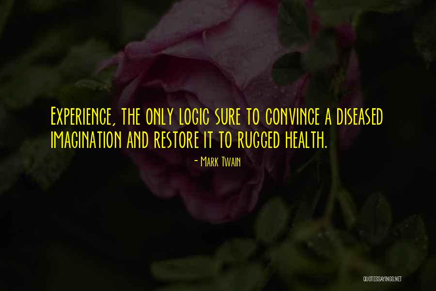 Logic And Imagination Quotes By Mark Twain Logic And Imagination Quotes By Mark Twain