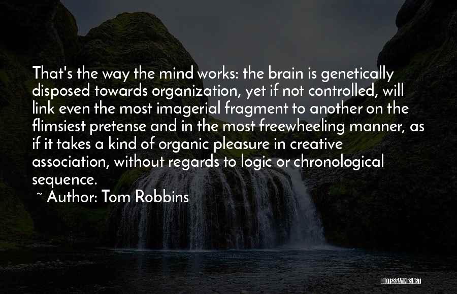 Logic And Imagination Quotes By Tom Robbins