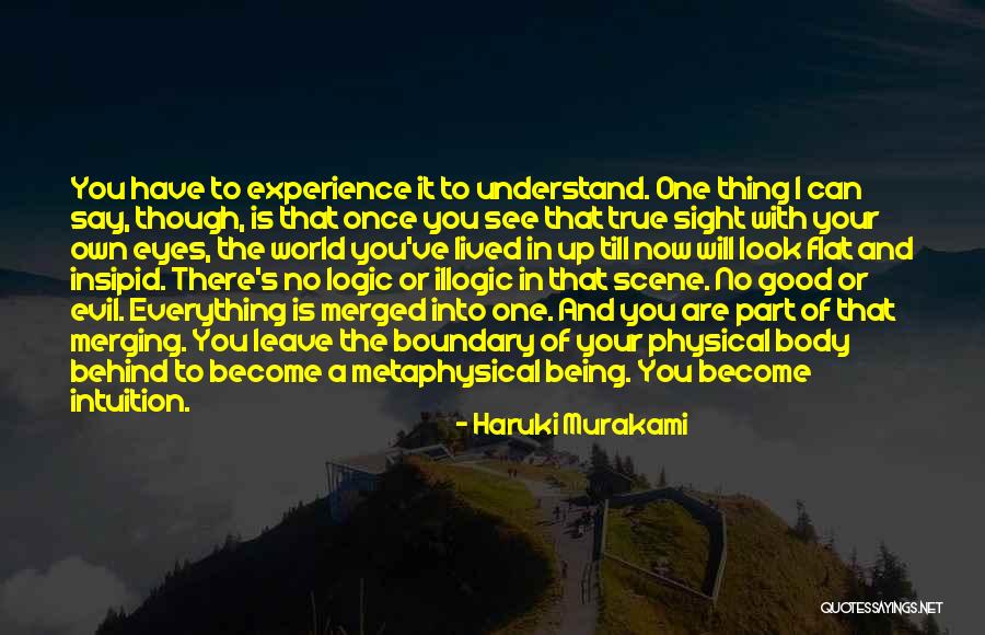 Logic And Intuition Quotes By Haruki Murakami Logic And Intuition Quotes By Haruki Murakami