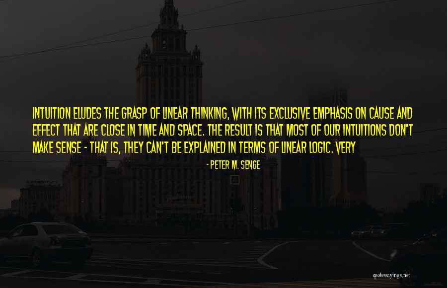 Logic And Intuition Quotes By Peter M. Senge Logic And Intuition Quotes By Peter M. Senge