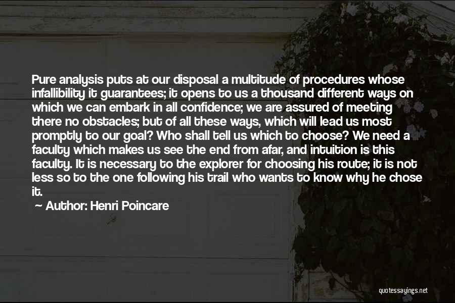 Logic And Math Quotes By Henri Poincare