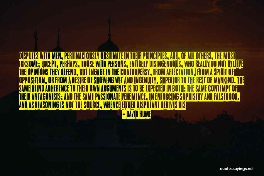 Logic And Reasoning Quotes By David Hume