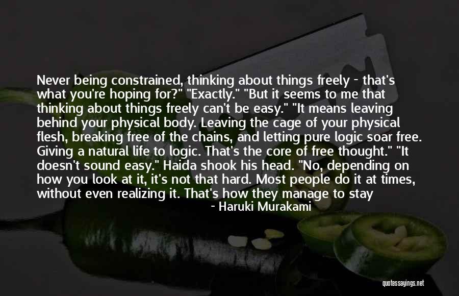 Logic Things Quotes By Haruki Murakami Logic Things Quotes By Haruki Murakami