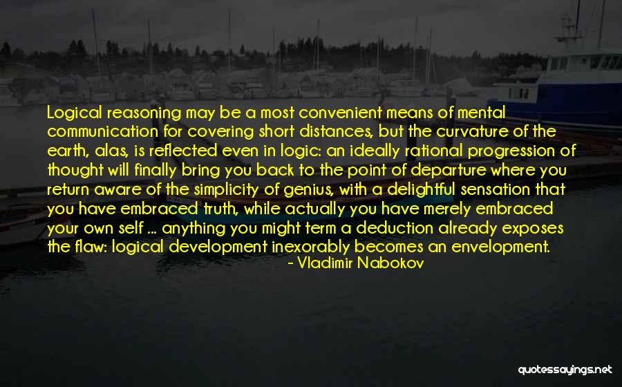 Logical Deduction Quotes By Vladimir Nabokov Logical Deduction Quotes By Vladimir Nabokov