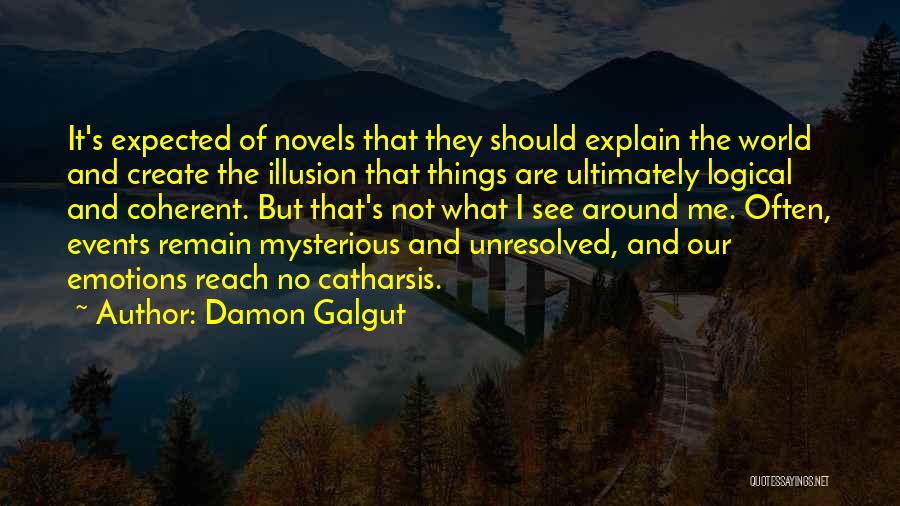 Logical Quotes By Damon Galgut