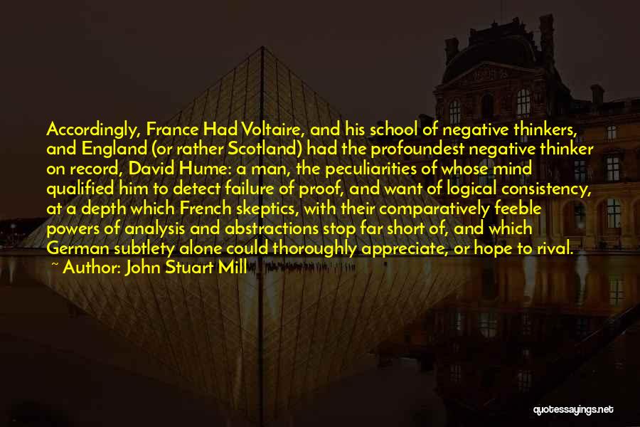 Logical Quotes By John Stuart Mill