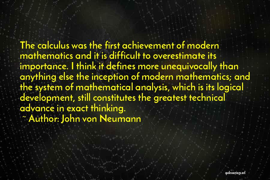 Logical Quotes By John Von Neumann