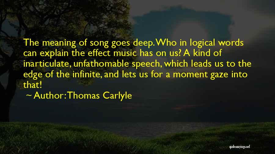 Logical Quotes By Thomas Carlyle