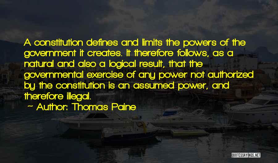 Logical Quotes By Thomas Paine