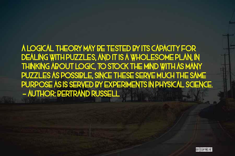 Logical Thinking Quotes By Bertrand Russell