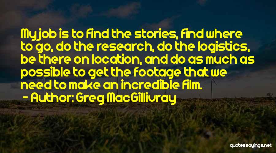 Logistics Quotes By Greg MacGillivray