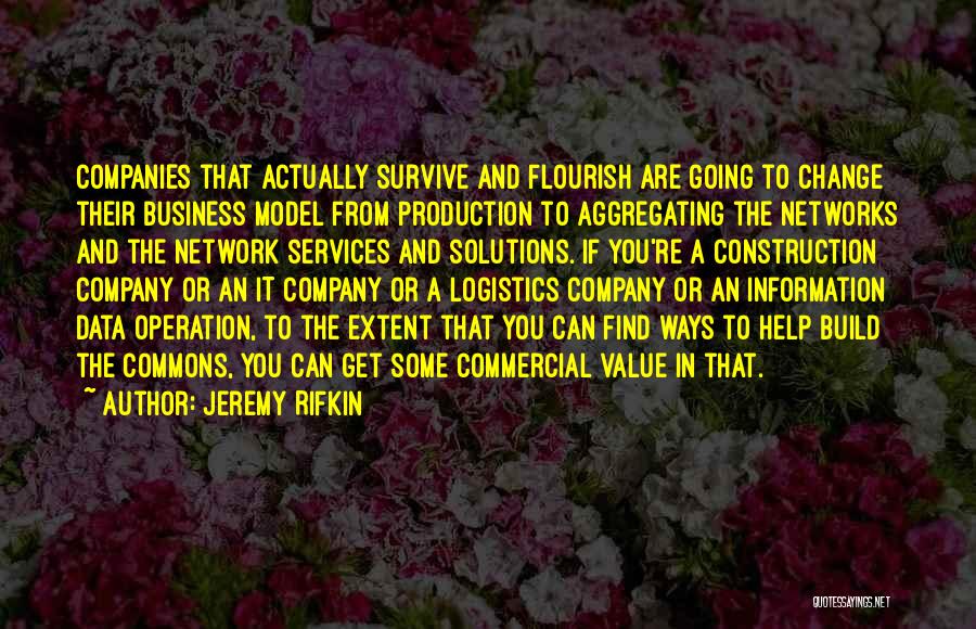 Logistics Quotes By Jeremy Rifkin