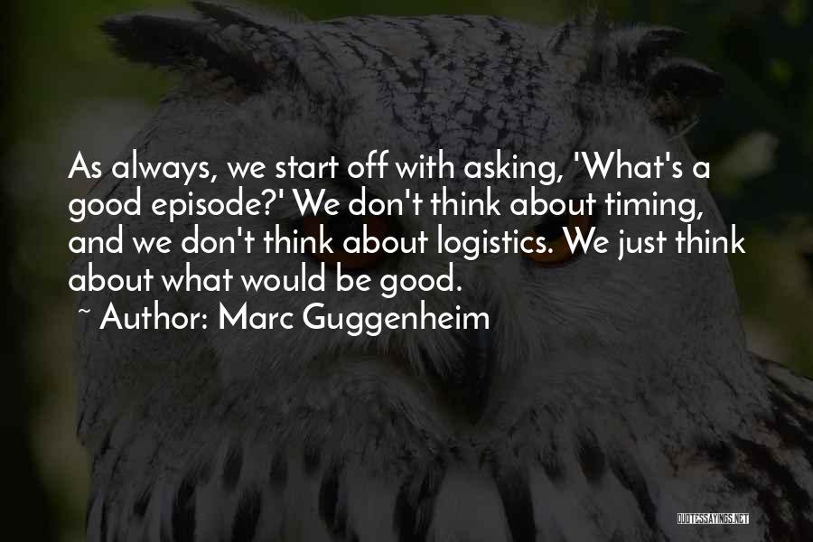 Logistics Quotes By Marc Guggenheim