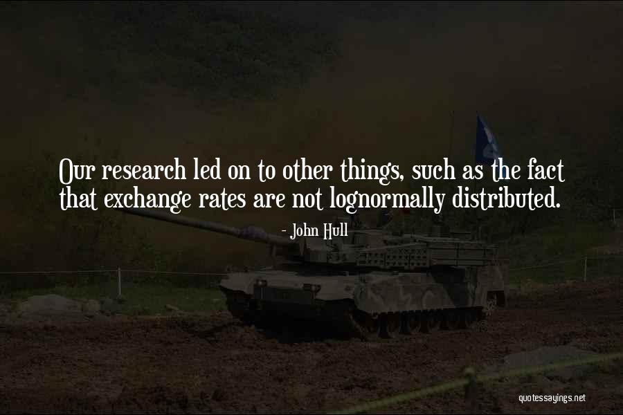 Lognormally Quotes By John Hull
