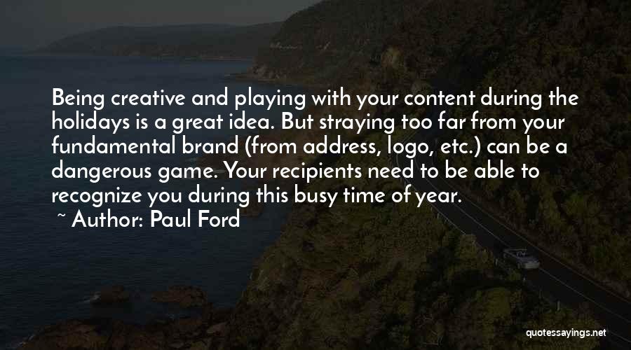 Logo Quotes By Paul Ford