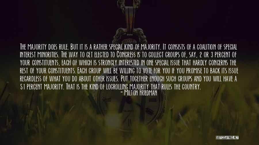 Logrolling In Congress Quotes By Milton Friedman Logrolling In Congress Quotes By Milton Friedman
