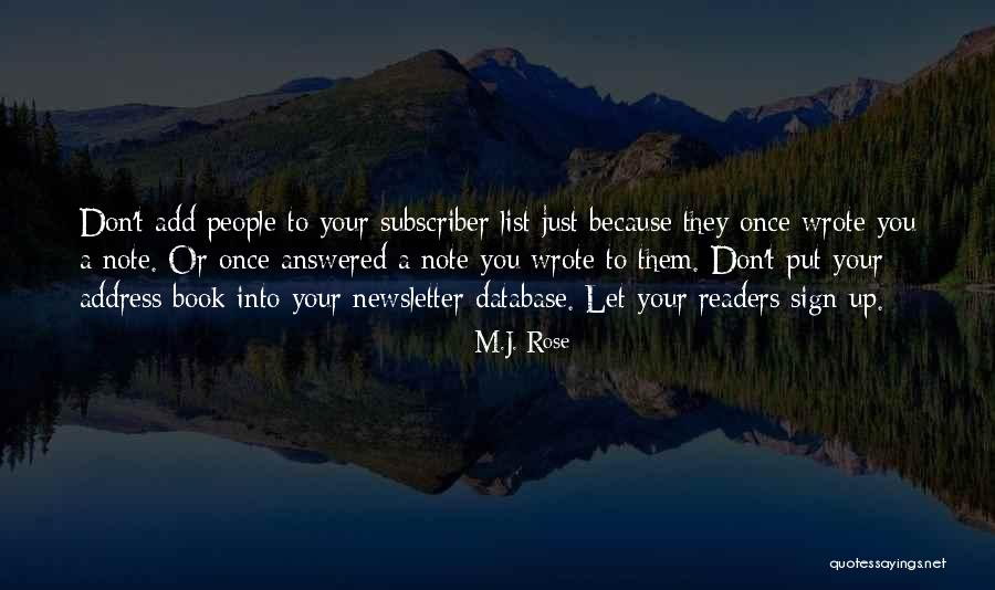 Loiacono Webqual Quotes By M.J. Rose Loiacono Webqual Quotes By M.J. Rose