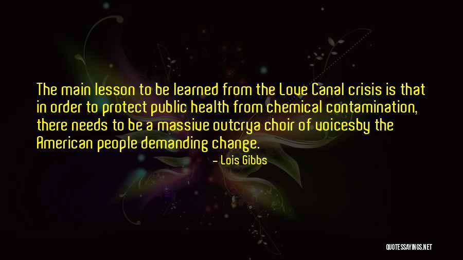 Lois Gibbs Love Canal Quotes By Lois Gibbs