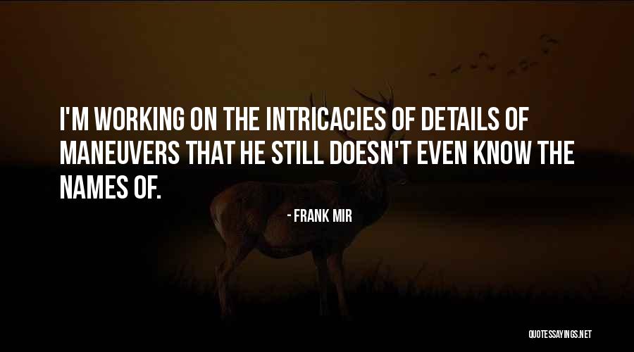 Lokendra Sethi Quotes By Frank Mir Lokendra Sethi Quotes By Frank Mir