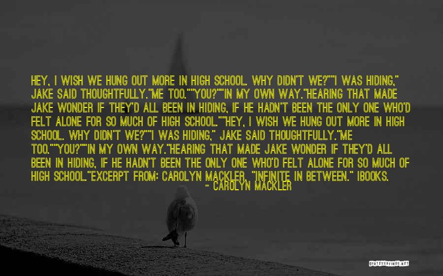 Loncar Quotes By Carolyn Mackler Loncar Quotes By Carolyn Mackler