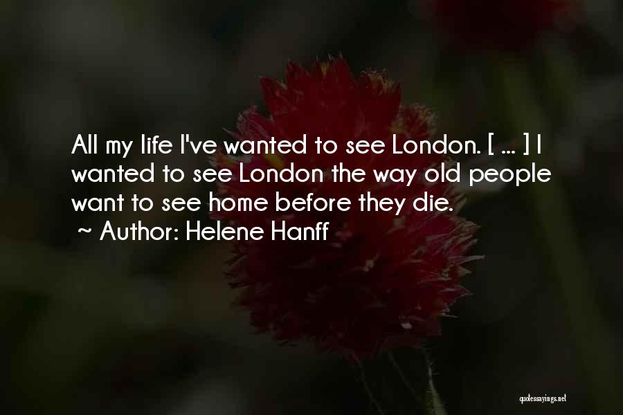 London England Quotes By Helene Hanff