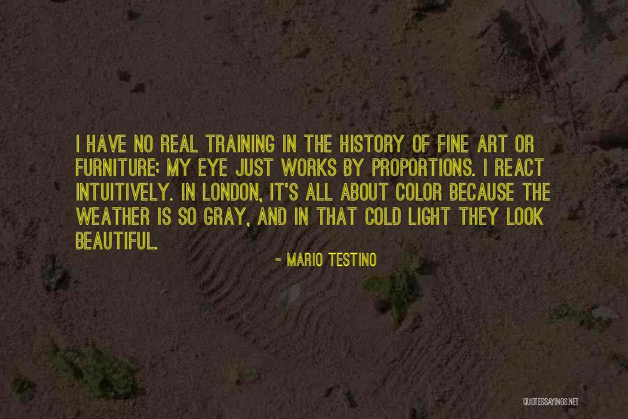 London Eye Quotes By Mario Testino