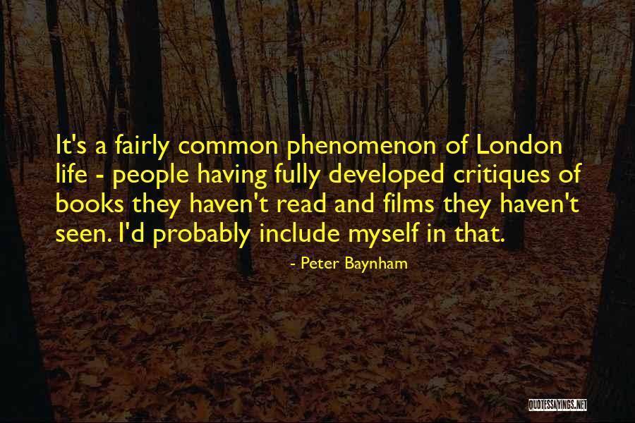 London Life Quotes By Peter Baynham London Life Quotes By Peter Baynham
