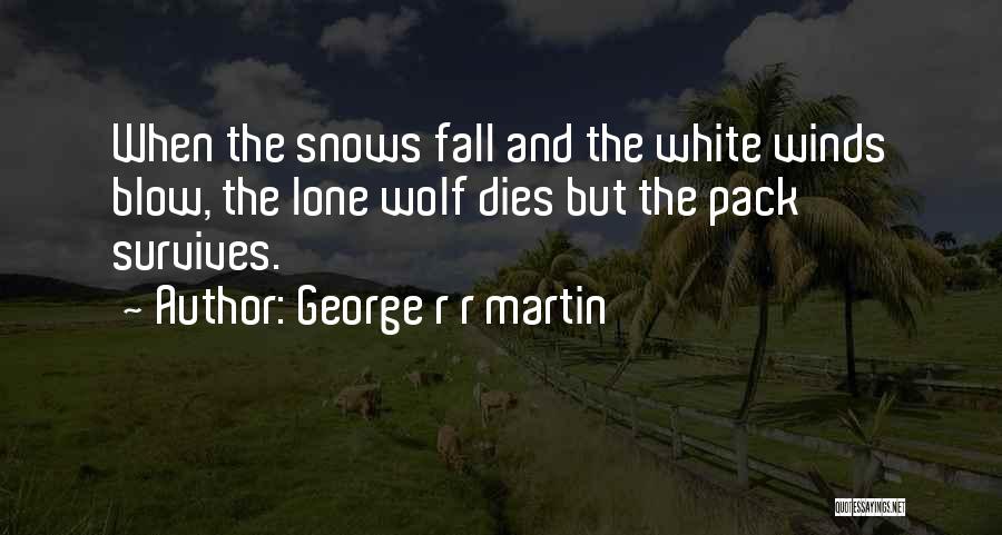 Lone Quotes By George R R Martin