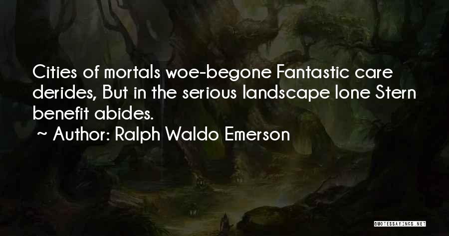 Lone Quotes By Ralph Waldo Emerson