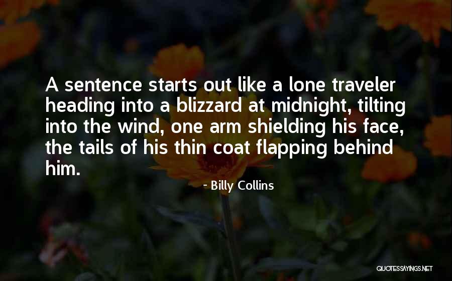 Lone Traveler Quotes By Billy Collins Lone Traveler Quotes By Billy Collins