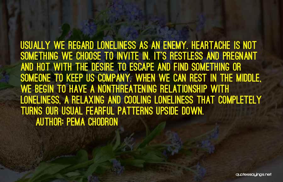 Loneliness And Heartache Quotes By Pema Chodron