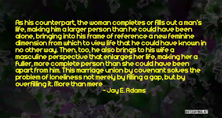 Loneliness In Marriage Quotes By Jay E. Adams Loneliness In Marriage Quotes By Jay E. Adams