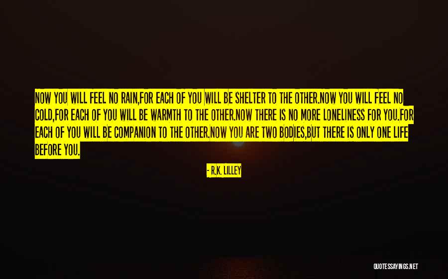 Loneliness Is The Best Companion Quotes By R.K. Lilley Loneliness Is The Best Companion Quotes By R.K. Lilley