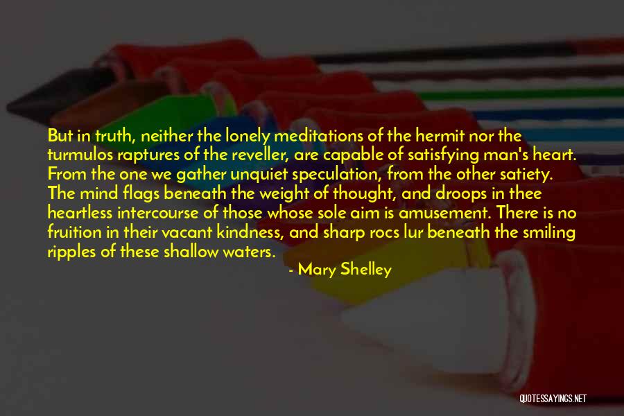 Lonely But Still Smiling Quotes By Mary Shelley