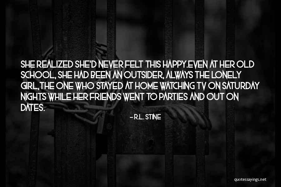 Lonely Girl Quotes By R.L. Stine