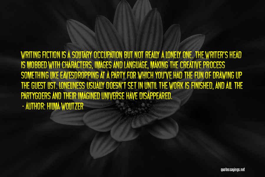Lonely Images With Quotes By Hilma Wolitzer