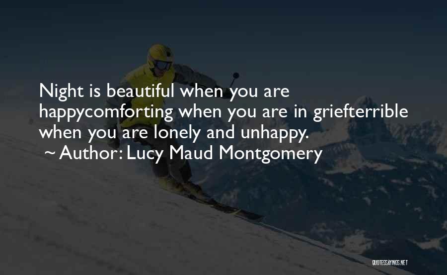 Lonely Night Without You Quotes By Lucy Maud Montgomery