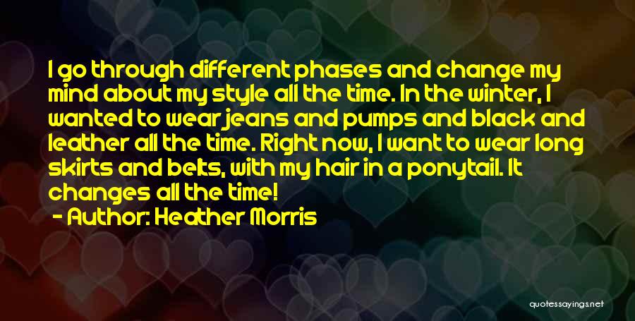 Long Black Hair Quotes By Heather Morris