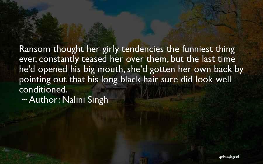 Long Black Hair Quotes By Nalini Singh